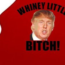 Whiney Little Bitch! Trump Hillary For President Tree Ornament