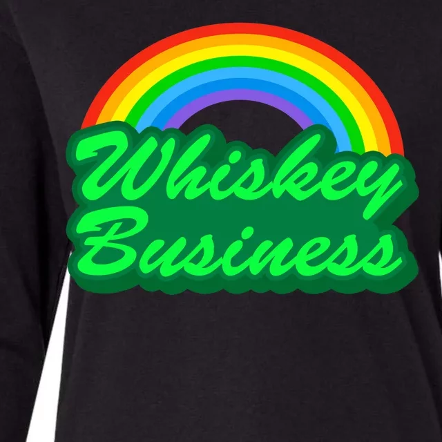 Whiskey Business Womens Cotton Relaxed Long Sleeve T-Shirt