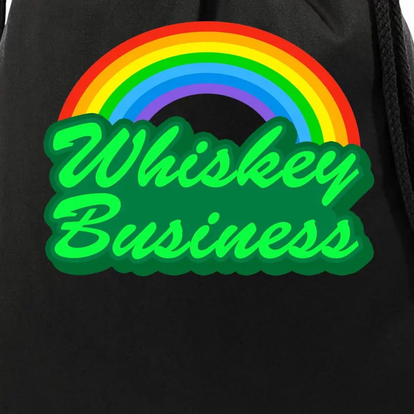 Whiskey Business Drawstring Bag