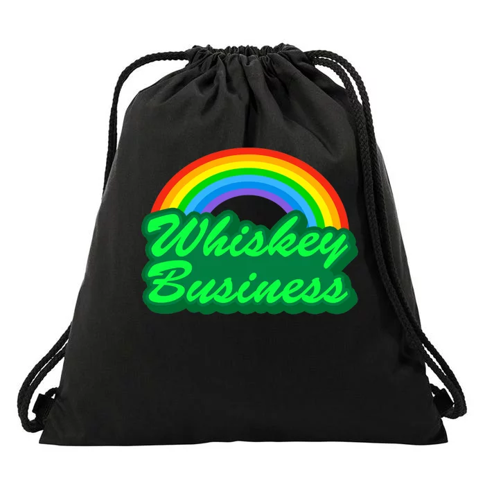 Whiskey Business Drawstring Bag