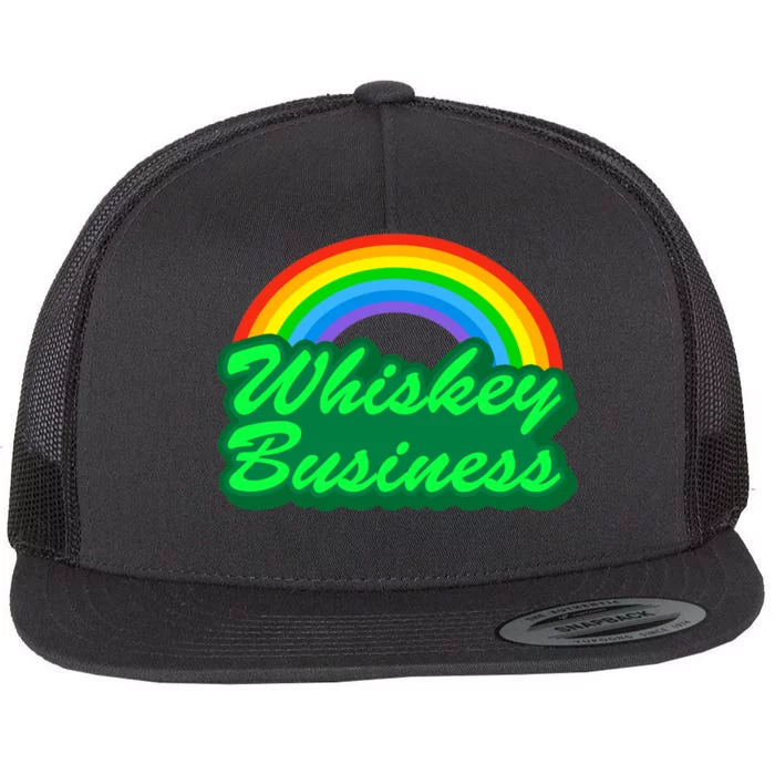 Whiskey Business Flat Bill Trucker Hat