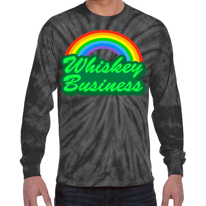 Whiskey Business Tie-Dye Long Sleeve Shirt