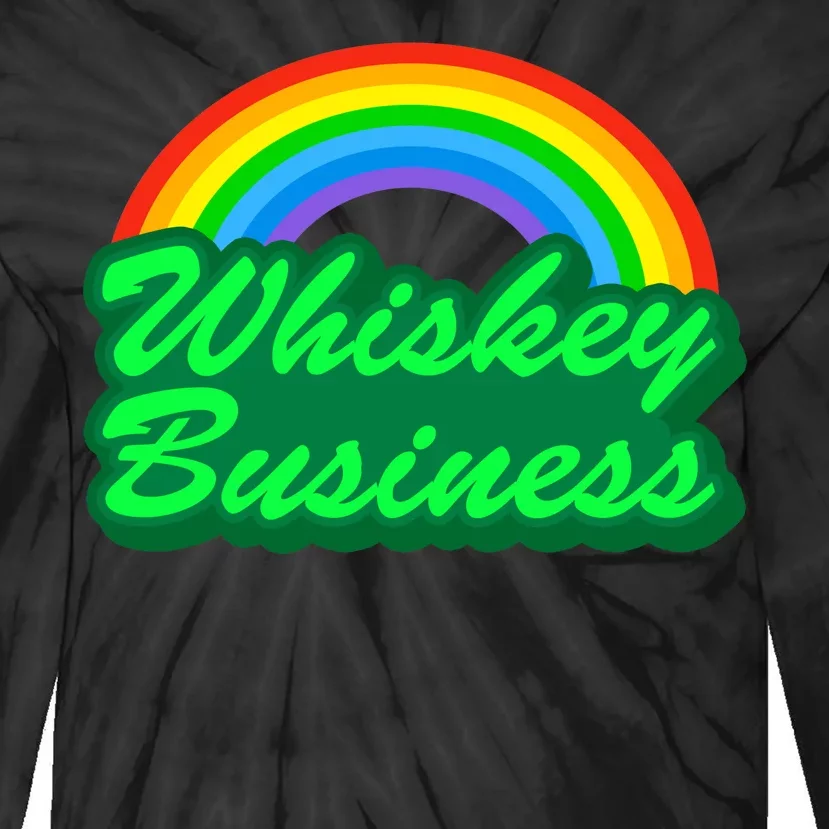 Whiskey Business Tie-Dye Long Sleeve Shirt