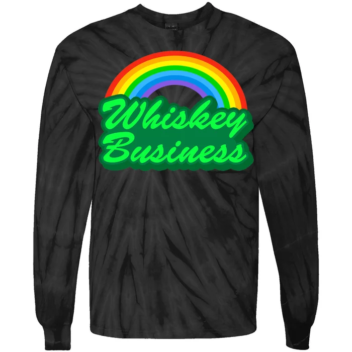 Whiskey Business Tie-Dye Long Sleeve Shirt