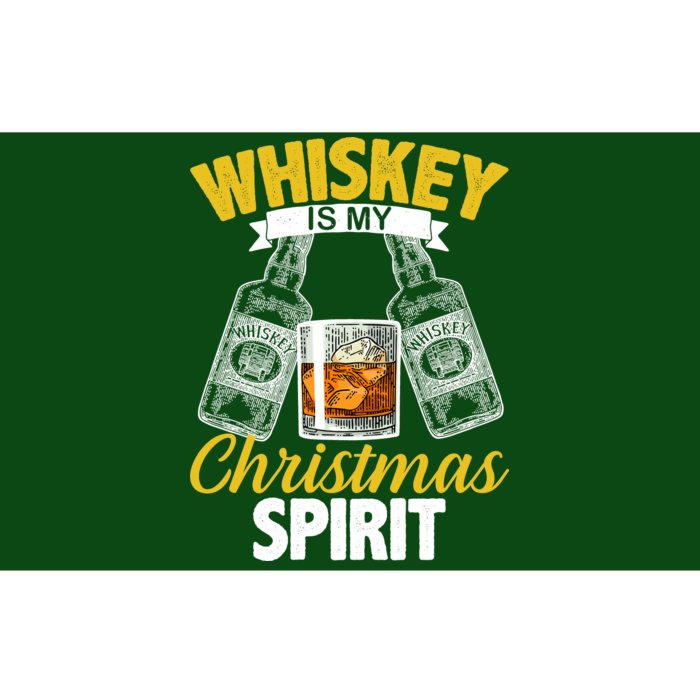 Whiskey Is My Christmas Spirit Bumper Sticker