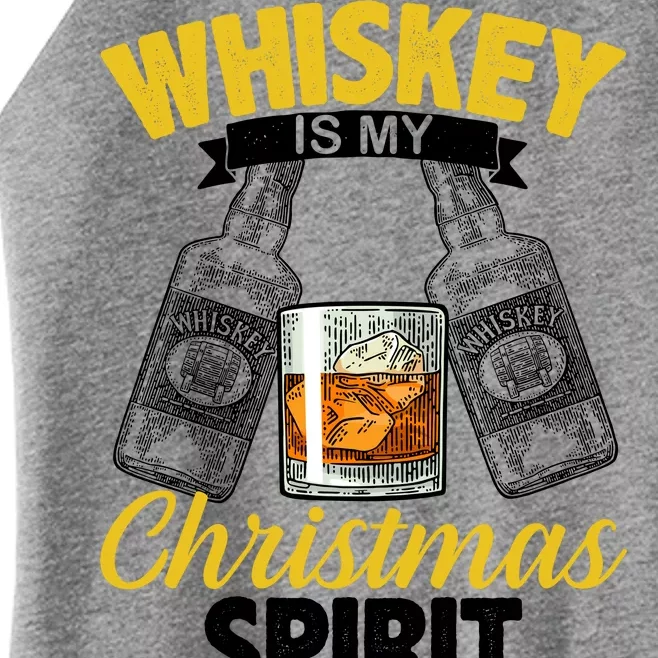 Whiskey Is My Christmas Spirit Women’s Perfect Tri Rocker Tank