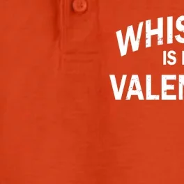 Whiskey Is My Valentine Dry Zone Grid Performance Polo