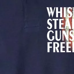 Whiskey Steak Guns And Freedom Softstyle Adult Sport Polo