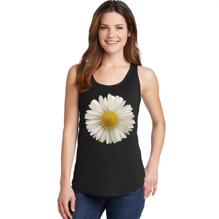 White Daisy Ladies Essential Tank