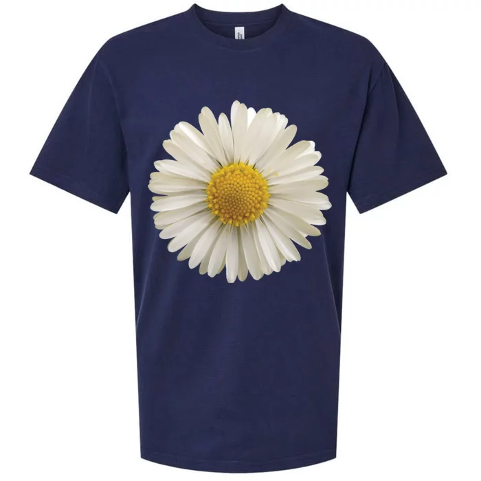 White Daisy Sueded Cloud Jersey T-Shirt