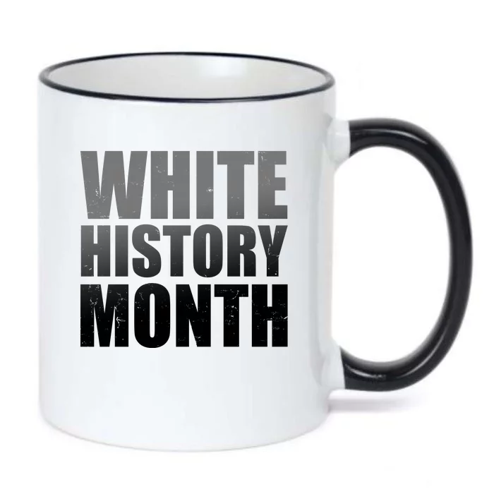 White History Month Black Color Changing Mug