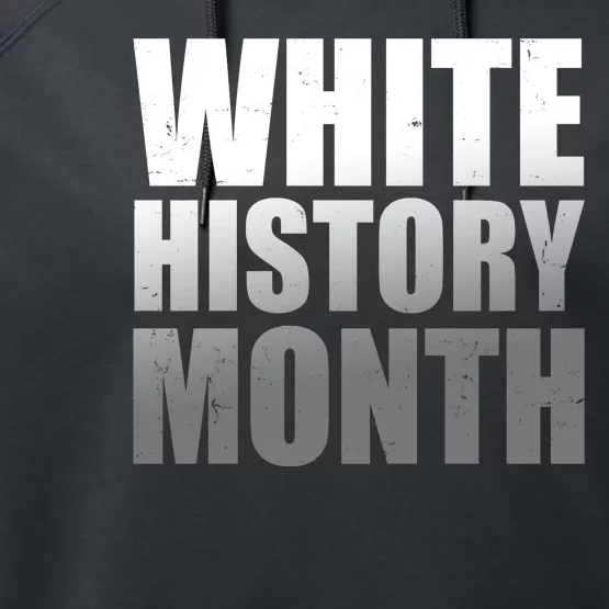 White History Month Performance Fleece Hoodie