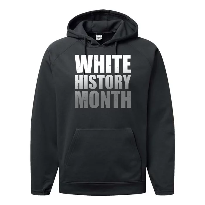 White History Month Performance Fleece Hoodie