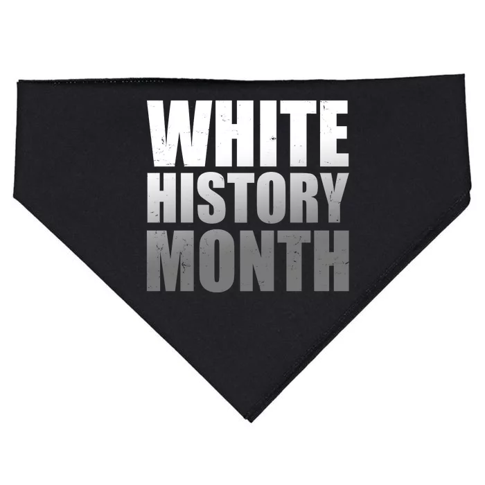 White History Month USA-Made Doggie Bandana