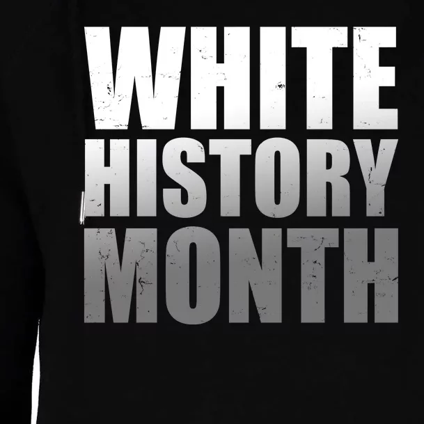 White History Month Womens Funnel Neck Pullover Hood