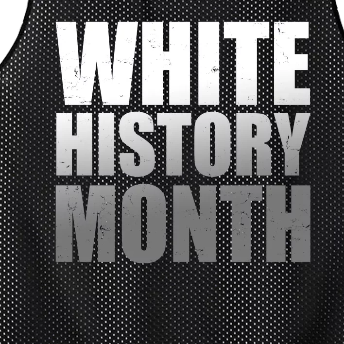 White History Month Mesh Reversible Basketball Jersey Tank