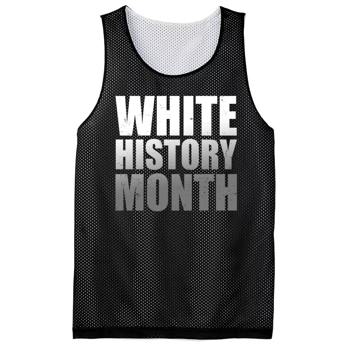 White History Month Mesh Reversible Basketball Jersey Tank