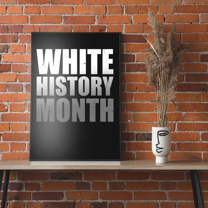 White History Month Poster