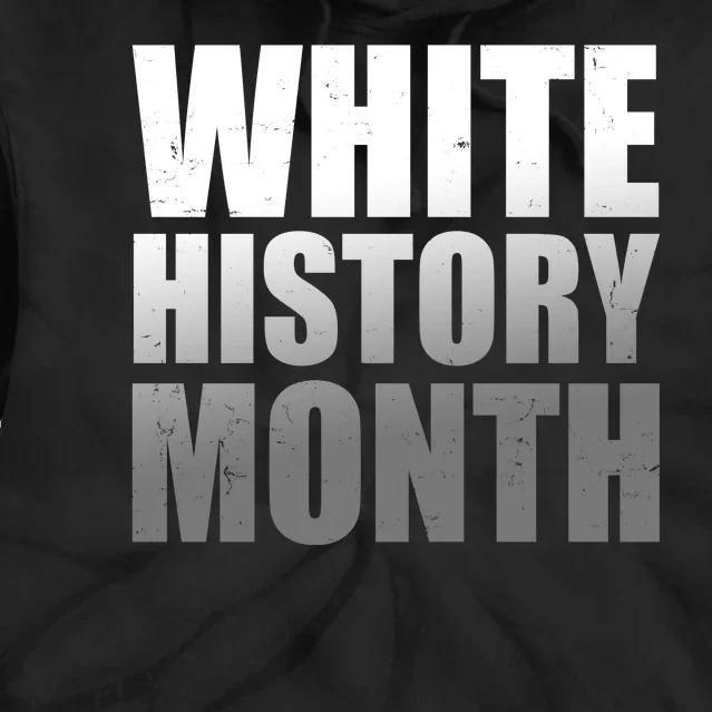 White History Month Tie Dye Hoodie