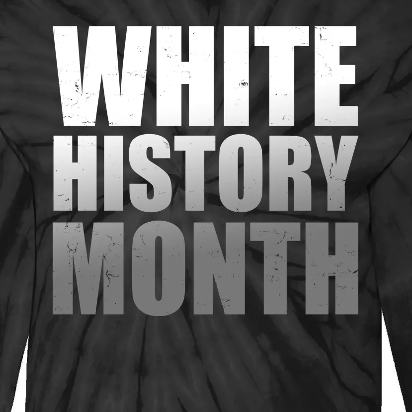 White History Month Tie-Dye Long Sleeve Shirt