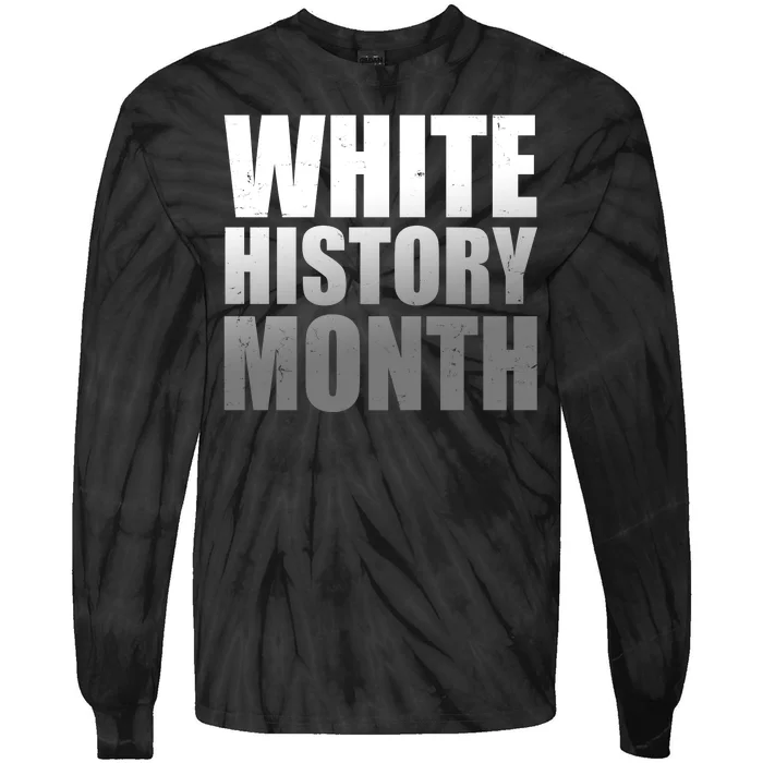 White History Month Tie-Dye Long Sleeve Shirt