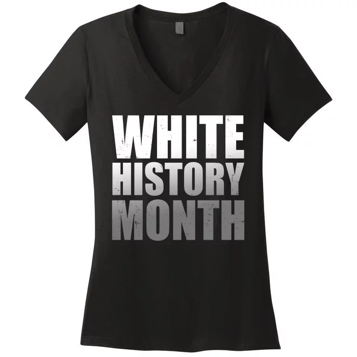 White History Month Women's V-Neck T-Shirt