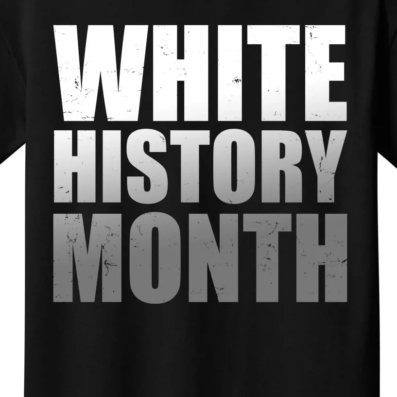 White History Month Kids T-Shirt