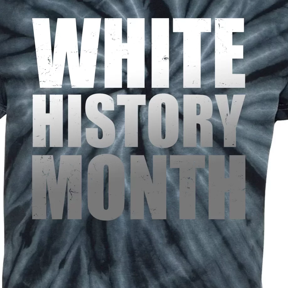 White History Month Kids Tie-Dye T-Shirt