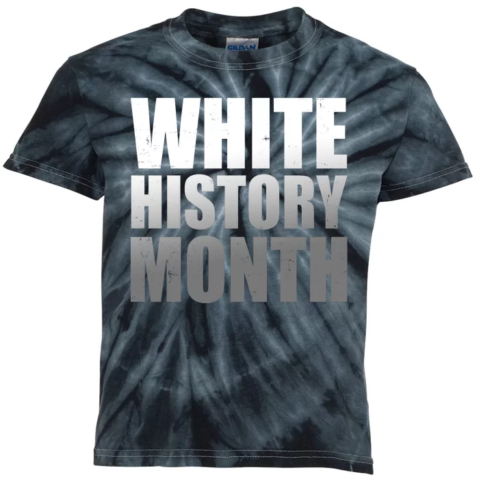 White History Month Kids Tie-Dye T-Shirt