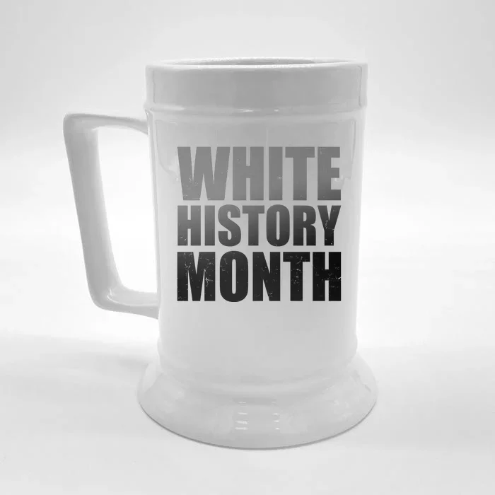 White History Month Front & Back Beer Stein