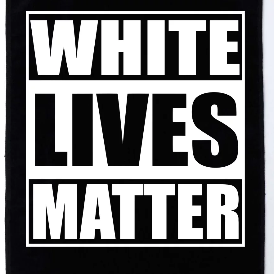 White Lives Matter Platinum Collection Golf Towel