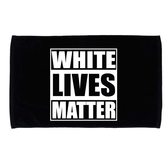 White Lives Matter Microfiber Hand Towel