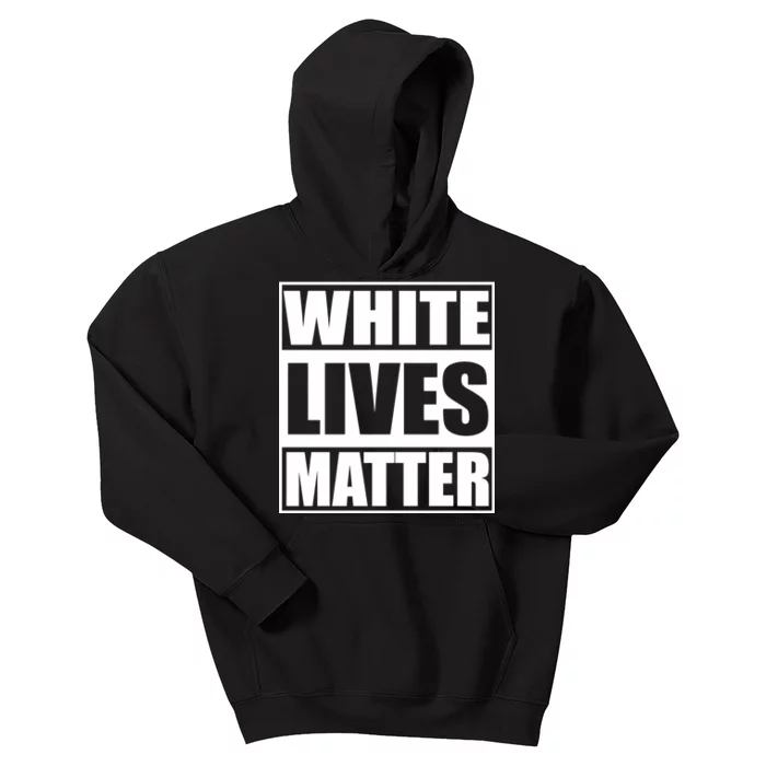 White Lives Matter Kids Hoodie