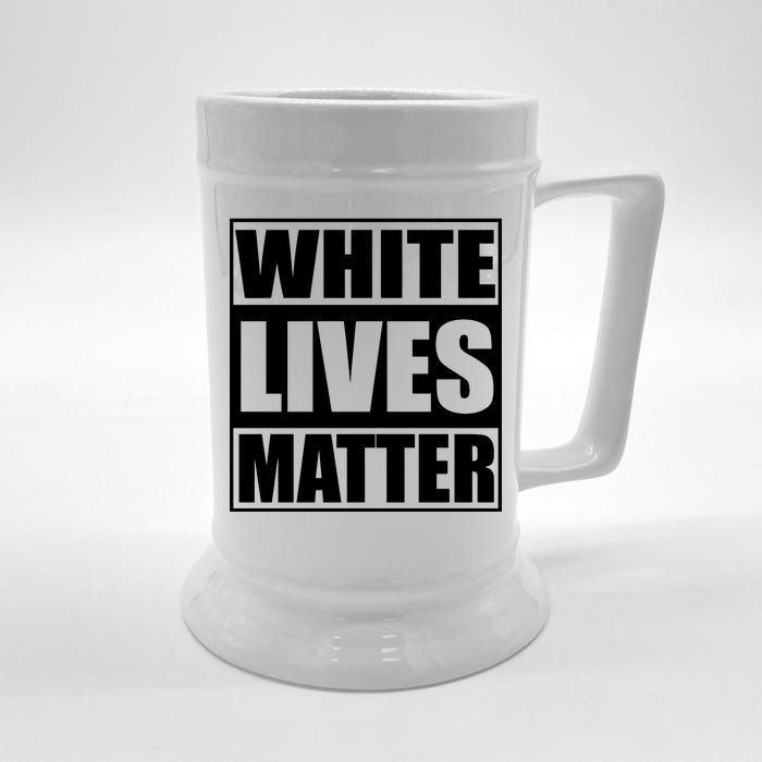 White Lives Matter Front & Back Beer Stein