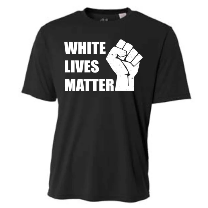 White Lives Matter Fist Cooling Performance Crew T-Shirt