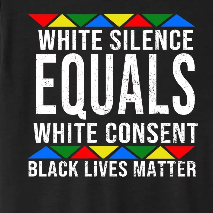 White Silence Black Lives Matter ChromaSoft Performance T-Shirt