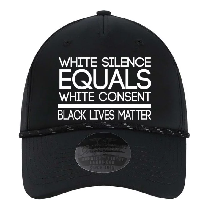 White Silence Equals White Consent Black Lives Matter Performance The Dyno Cap