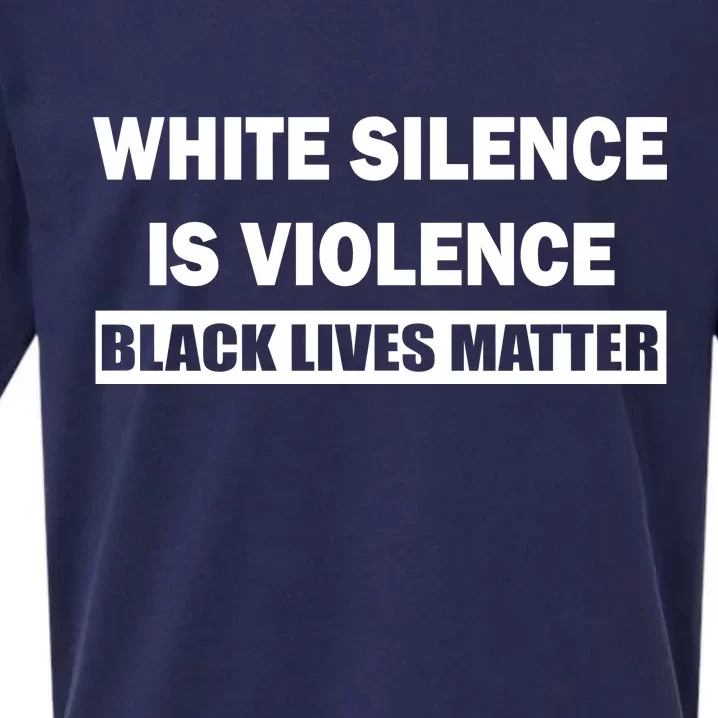 White Silence Is Violence Sueded Cloud Jersey T-Shirt