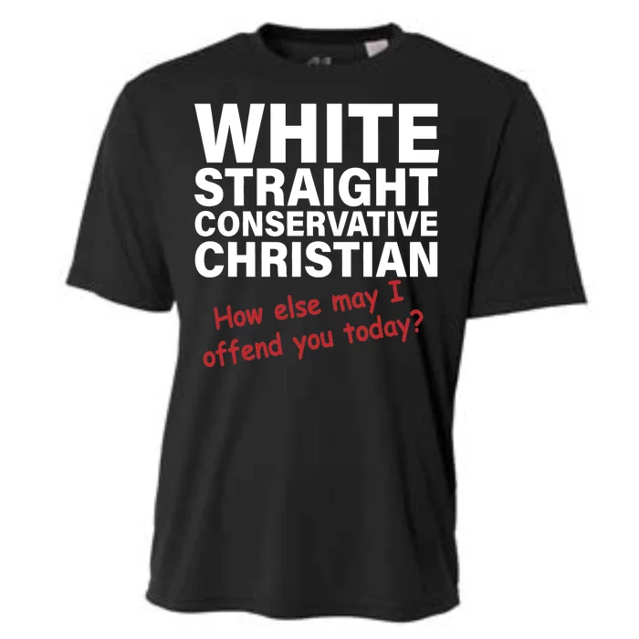 White Straight Conservative Christian Cooling Performance Crew T-Shirt