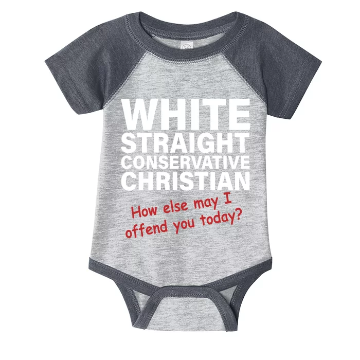 White Straight Conservative Christian Infant Baby Jersey Bodysuit