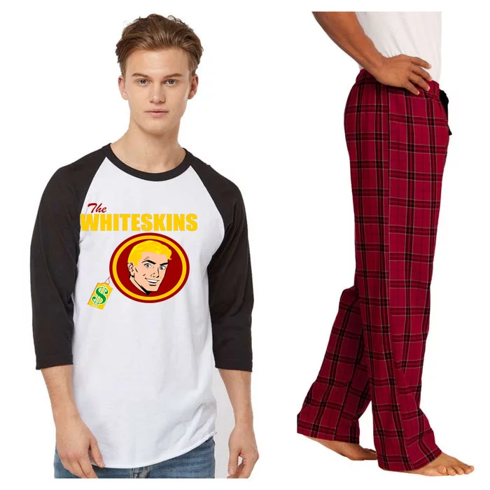 Whiteskins Football Native American Indian Raglan Sleeve Pajama Set