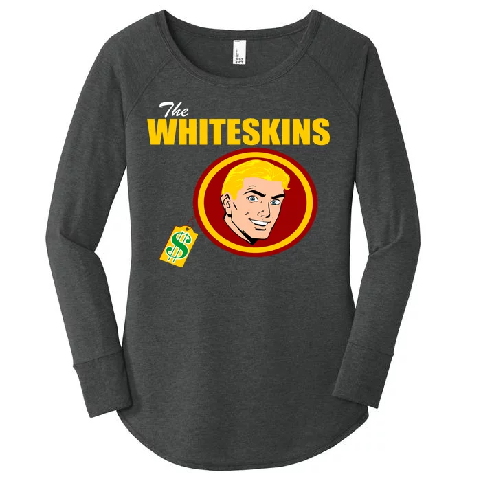 Whiteskins Football Native American Indian Women's Perfect Tri Tunic Long Sleeve Shirt