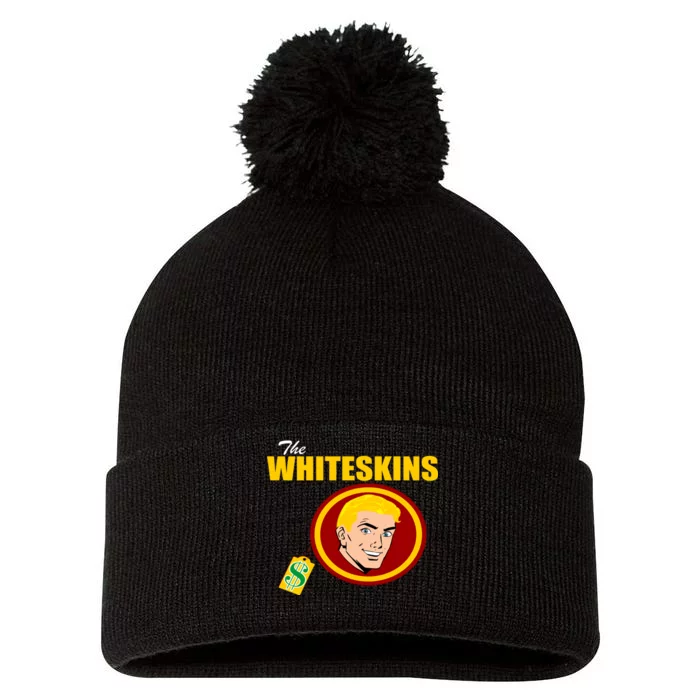 Whiteskins Football Native American Indian Pom Pom 12in Knit Beanie