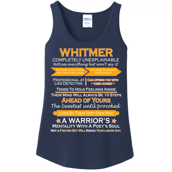 Whitmer Completely Unexplainable Ladies Essential Tank