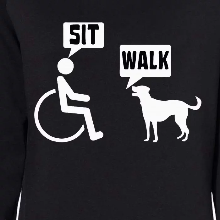 Wheelchair Humor Joke For A Disability In A Wheelchair Womens California Wash Sweatshirt