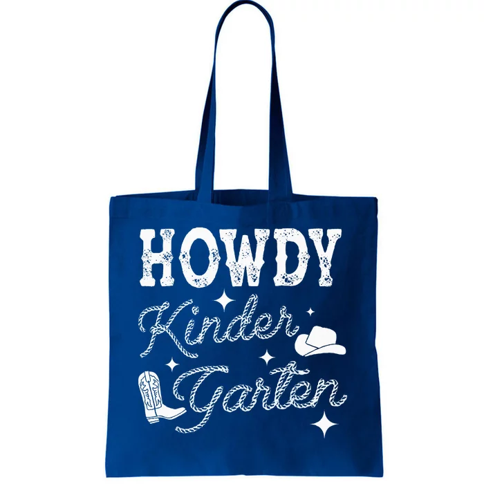 Western Howdy Kindergarten Teacher Student Back To School Tote Bag