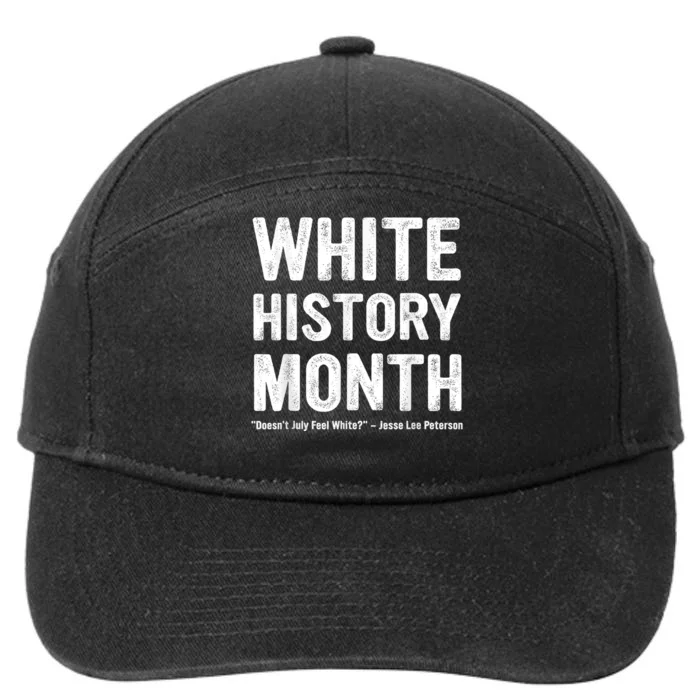 White History Month 7-Panel Snapback Hat