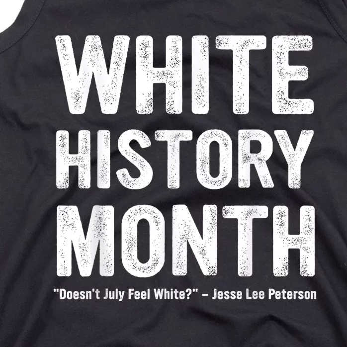 White History Month Tank Top