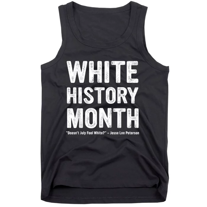 White History Month Tank Top