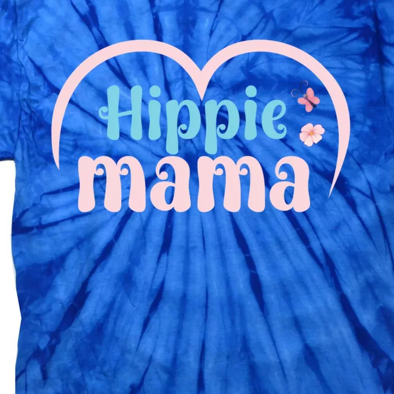 Wo Hippie Mama Peace Lover Gift Tie-Dye T-Shirt